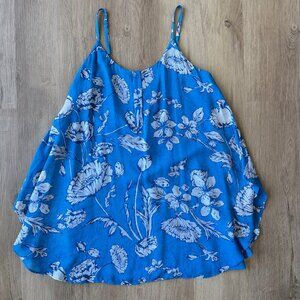 Alice + Olivia Rhi 100% Silk Tank Mini Dress in Ladybug Garden SMALL 4